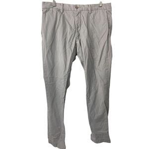 Polo Ralph Lauren Mens 34x32 Chino‎ Khaki Pants Stretch Slim Fit Cotton Twill